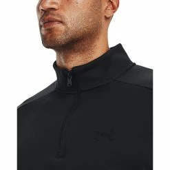 Under Armour Lightweight Stretch Golf Fleece 1373358 7 Under Armour Lightweight Stretch Golf Fleece 1373358 -golf gloves Shop 1373358 001 COLLAR