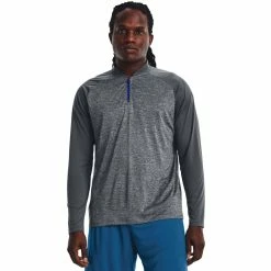 Under Armour Tech 2.0 Novelty 1/4 Zip Golf Pullover 1370854 -golf gloves Shop Armour Tech Novelty Zip Golf Pullover 4