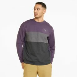 Puma Cloudspun Colourblock Crew Neck Golf Mid Layer 535458 -golf gloves Shop CLOUDSPUN Colourblocked Crew Neck Golf Sweatshirt Men 7d3789fa 36ec 46e9 a22f 7b241411fb5f
