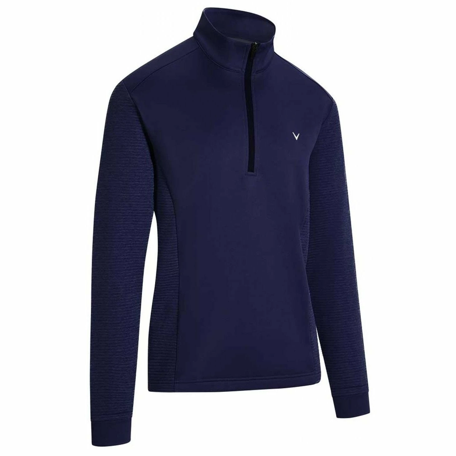 Callaway Ribbed Ottoman 1/4-Zip Golf Fleece CGKFA0C0 1 Callaway Ribbed Ottoman 1/4-Zip Golf Fleece CGKFA0C0
