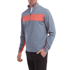 FootJoy Engineered Chest Stripe Chill-Out Golf Pullover 88427 -golf gloves Shop FootJoy Engineered Chest Stripe Chill Out Golf Pullover 0