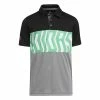 Adidas Junior Print Colorblock Polo Shirt H38824