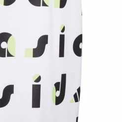 Adidas Junior Graphic Print Golf Polo Shirt HC0251 -golf gloves Shop HC0251 5 APPAREL Photography DetailView2 white