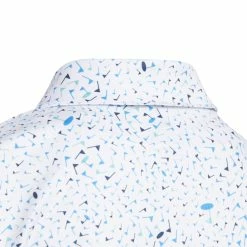 Adidas Junior Flag Golf Polo Shirt HD4952 -golf gloves Shop HD4952 6 APPAREL Photography DetailView3 white