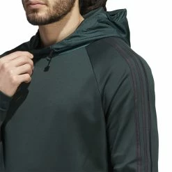 Adidas 3-Stripe COLD.RDY Golf Hoodie HF6509 -golf gloves Shop HF6509 7 APPAREL OnModel DetailView1 white