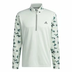 Adidas Splatter Print 1/4-Zip Golf Mid Layer HN7174
