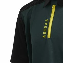 Junior Adidas Zip Golf Polo Shirt HD1066 -golf gloves Shop Junior adidas Zip Golf Polo Shirt HD1066 1
