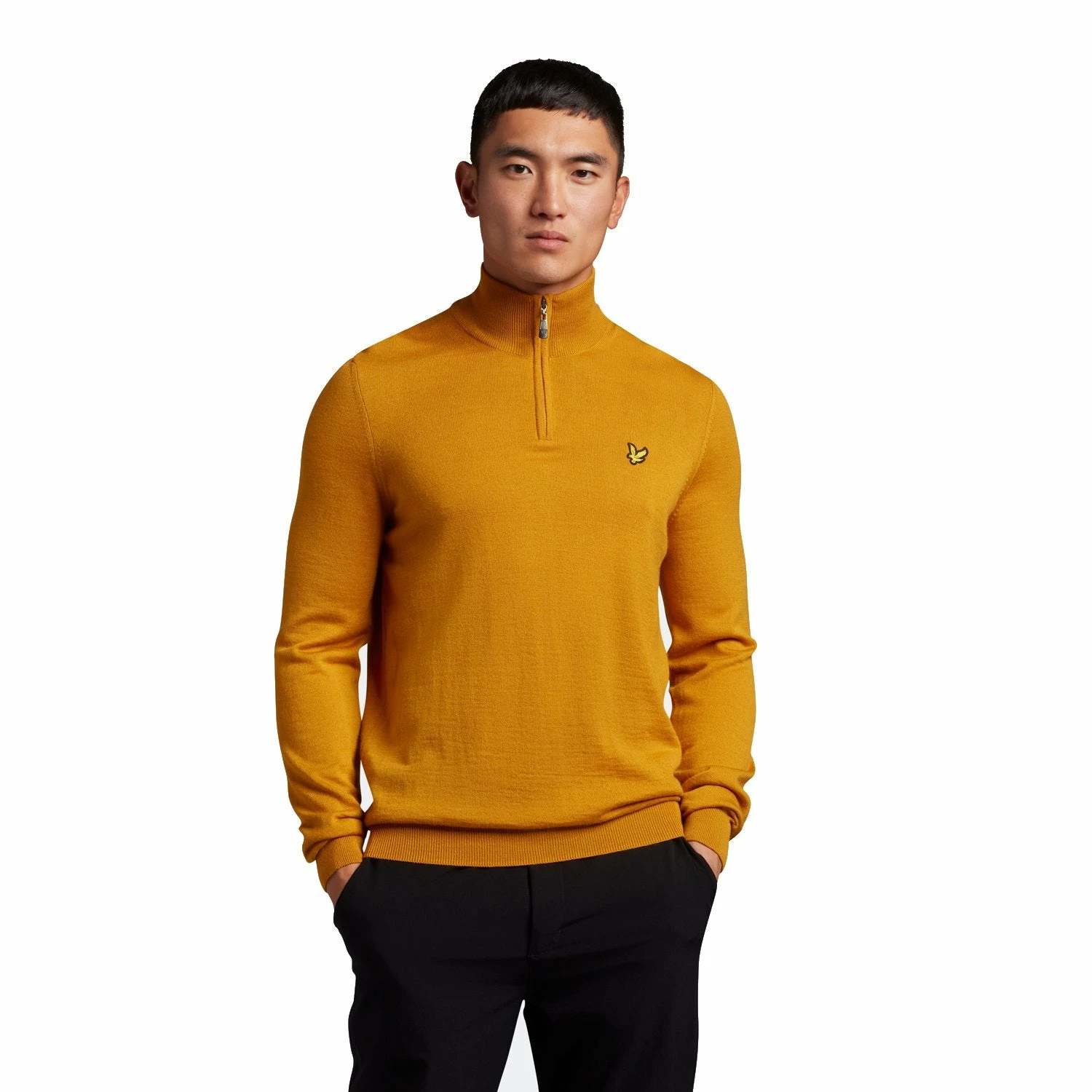 Lyle & Scott Quarter Zip Golf Pullover KN1041G 1 Lyle & Scott Quarter Zip Golf Pullover KN1041G
