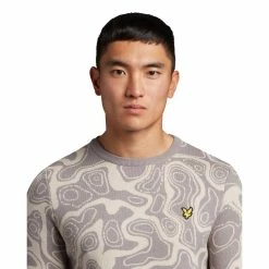 Lyle & Scott Contour Golf Pullover KN1764G -golf gloves Shop KN1764G W719 04