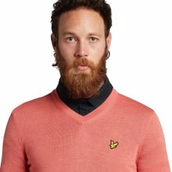 Lyle & Scott V-Neck Golf Pullover KN1040 6 Lyle & Scott V-Neck Golf Pullover KN1040 -golf gloves Shop Lyle Scott V Neck Golf Pullover KN1040 7
