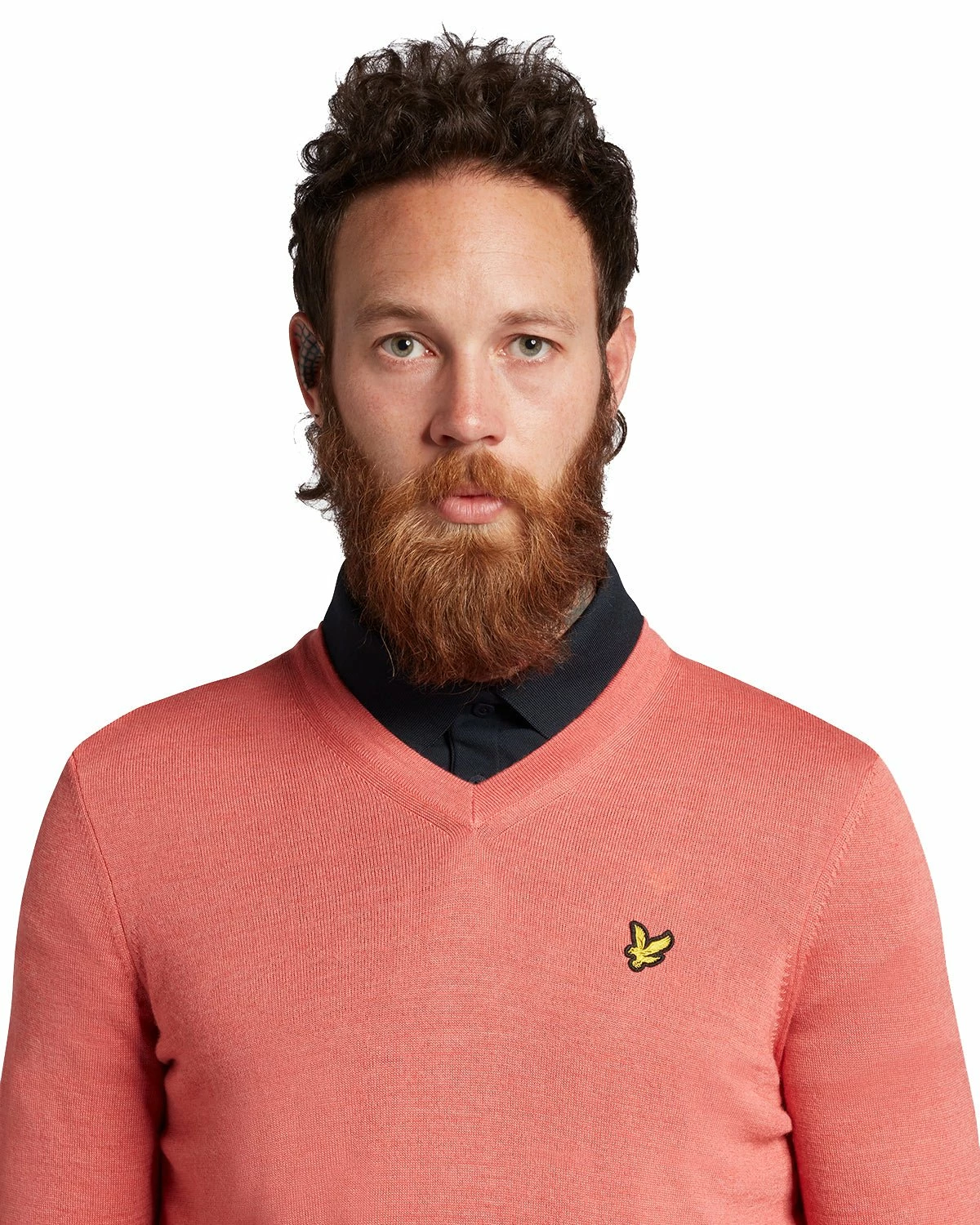 Lyle & Scott V-Neck Golf Pullover KN1040 3 Lyle & Scott V-Neck Golf Pullover KN1040 - Image 3