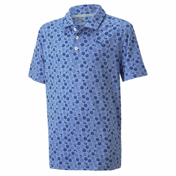 Puma Junior Mattr Beach Trip Golf Polo Shirt 537260 1 Puma Junior Mattr Beach Trip Golf Polo Shirt 537260