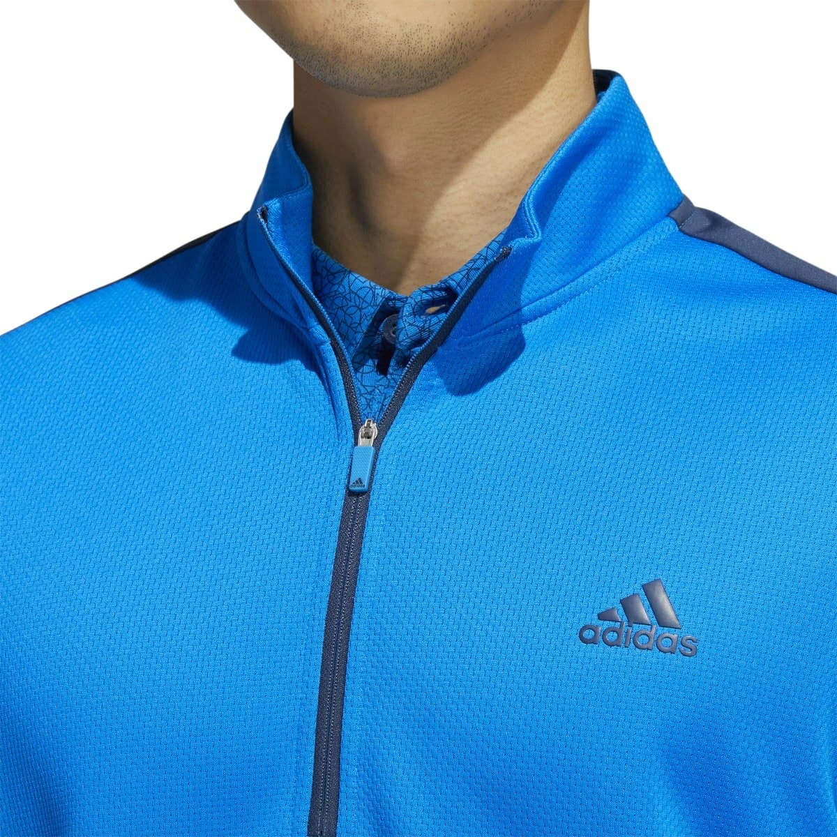 Adidas Colourblock Primegreen 1/4 Zip Golf Top HE5452 4 Adidas Colourblock Primegreen 1/4 Zip Golf Top HE5452 - Image 4