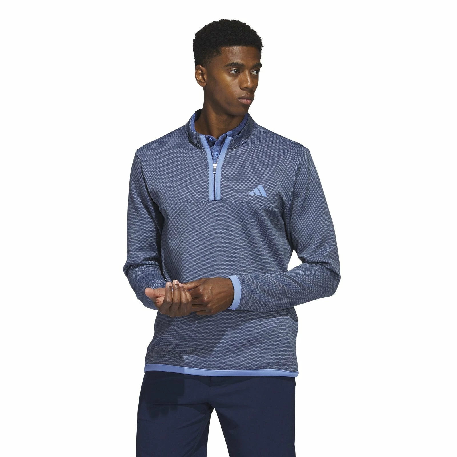 Adidas Microdot 1/4 Zip Golf Mid Layer HS7588 2 Adidas Microdot 1/4 Zip Golf Mid Layer HS7588 - Image 2