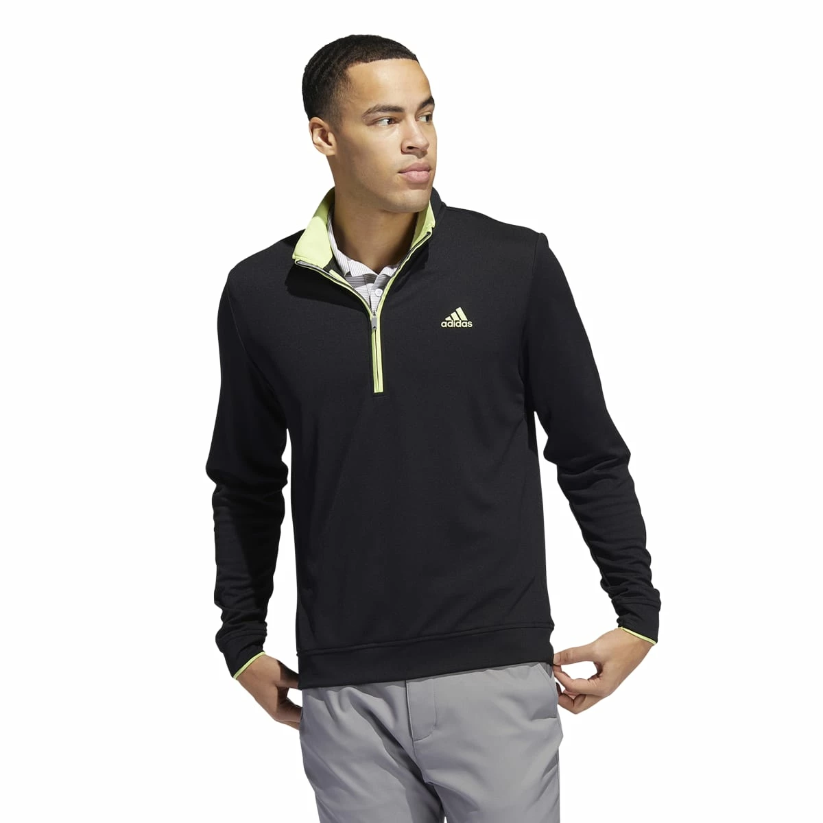 Adidas Primegreen UPF Lightweight 1/4 Zip Golf Pullover H56801 2 Adidas Primegreen UPF Lightweight 1/4 Zip Golf Pullover H56801 - Image 2
